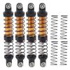 GLOGLOW Upgraded Oil Suspension Shock Struts Damper, Metal Alloy Construction, Double Spring Design, 70mm Length, Perfect for RC Cars and Remote Control Vehicles (90mm) view 1