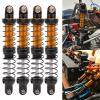 GLOGLOW Upgraded Oil Suspension Shock Struts Damper, Metal Alloy Construction, Double Spring Design, 70mm Length, Perfect for RC Cars and Remote Control Vehicles (90mm) view 4