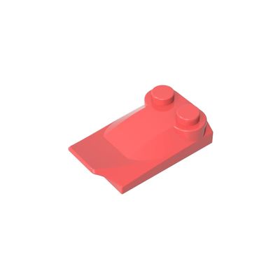 Gobricks GDS-M018 47456 Wedge Curved 2X3X2/3 Two Studs, Wing End, 10 pcs