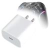 BoxWave Charger Compatible with EasySMX X20 Gaming Controller - PD GAN miniCube (30W), 30W Tiny PD GAN Type-C Wall Charger - Winter White view 1