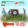ANYTHING SPORTS ChipShot Challenge - Backyard Chip Shot Challenge with Scoring Net Outdoor Golf Practice & Party Game view 3