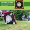 ANYTHING SPORTS ChipShot Challenge - Backyard Chip Shot Challenge with Scoring Net Outdoor Golf Practice & Party Game view 4