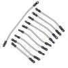 Alomejor 10pcs Stainless Steel Link Rod, Rust Proof RC Car Accessories with Exquisite Workmanship, Fit for Axial Wraith 90018 90020 90031 90045 90056 1 10 RC Car view 3