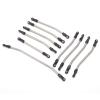 Alomejor 10pcs Stainless Steel Link Rod, Rust Proof RC Car Accessories with Exquisite Workmanship, Fit for Axial Wraith 90018 90020 90031 90045 90056 1 10 RC Car view 4