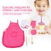 GLOGLOW Children Chef Set, Cooking Baking Suit with Apron and Utensils for Girls, Perfect for and Learning Activities view 4