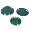 Hamwesh Gold Pan, 3Pcs Gold Panning Kit with ABS Reusable Outdoor Prospecting Tools for Adults and Kids Lightweight Green Pan Set 90 Internal Thread Design Multiple Sizes for view 3