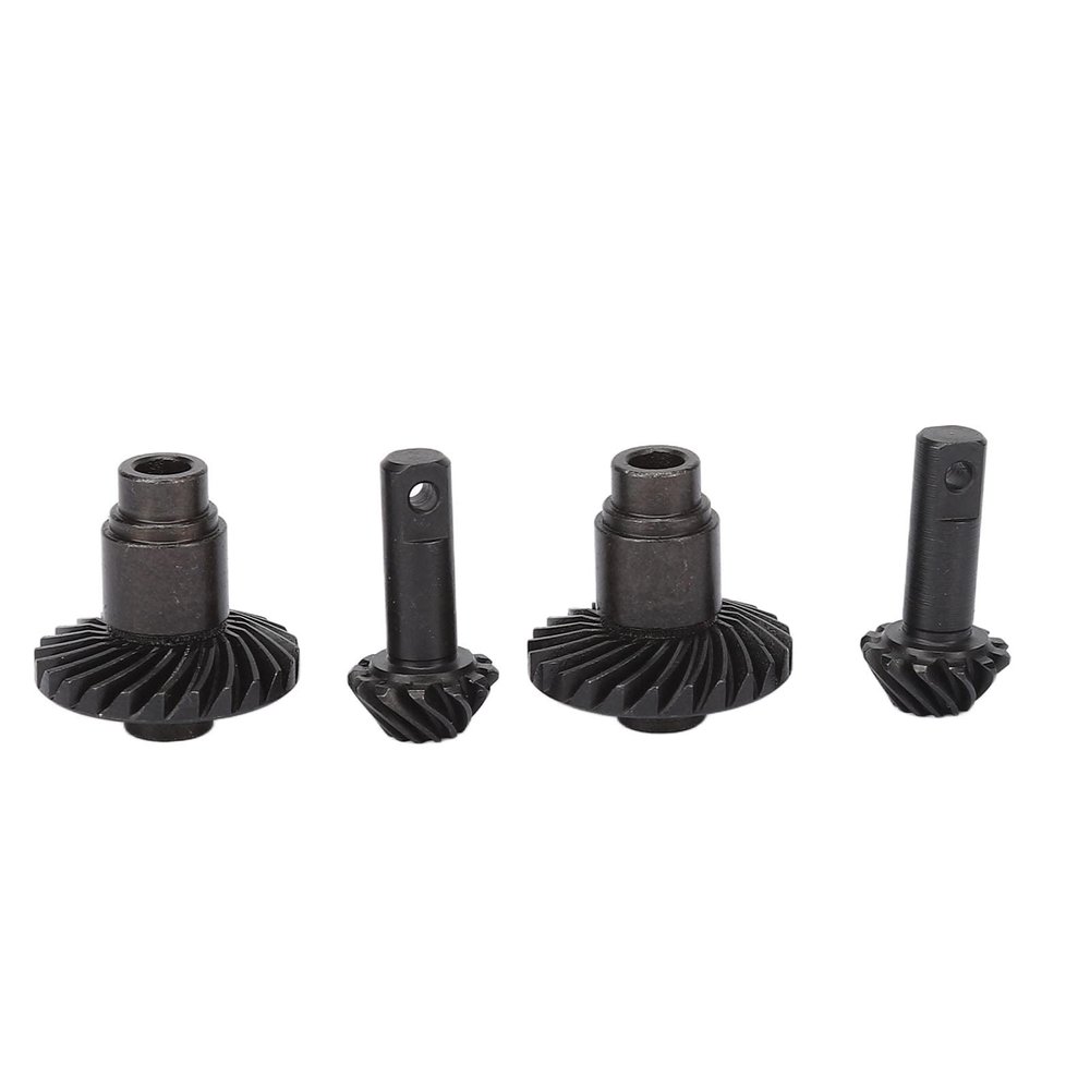 GLOGLOW Steel Remote Control Gear Kit, Steel Front Rear Differential Gear Set 12T 24T for 1/18 Offroad Vehicles
