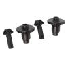 GLOGLOW Steel Remote Control Gear Kit, Steel Front Rear Differential Gear Set 12T 24T for 1/18 Offroad Vehicles view 2