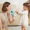 GLOGLOW Microphone Handheld Toy, Lightweight ABS Design, Perfect Karaoke Toy for Kids with Sound Simulation for Singing At Home or Parties (White) view 4