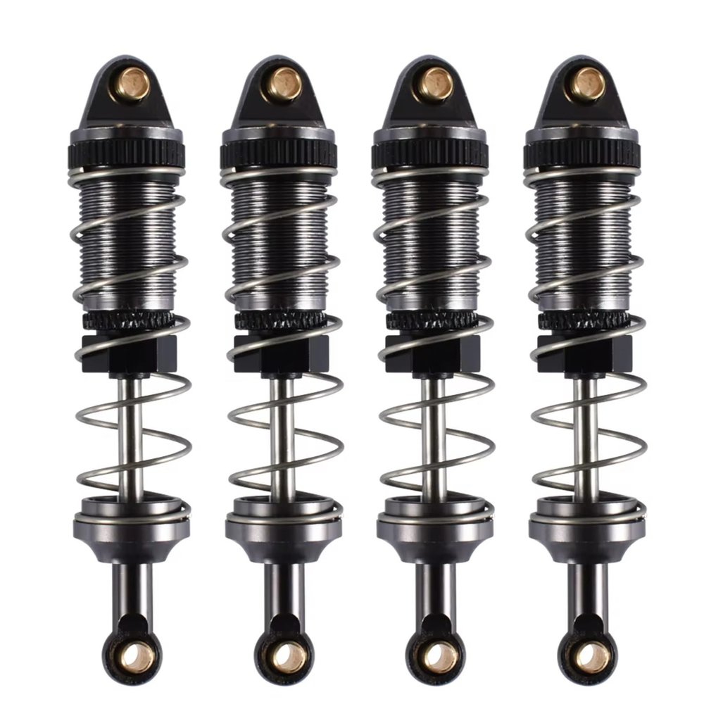 Rc Shock Absorber Models For MN128 MN86 G500 9IMOD 1/12 4PCS 74mm Aluminum Hydraulic Shock Absorber Remote Control Car Accessories Upgrade Parts(Tatinium)