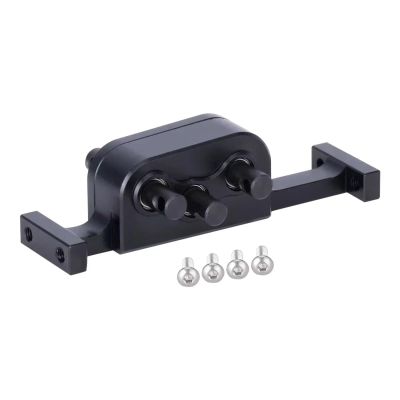 Rc Toys Repair Parts For LCG 1/10 Aluminum Transfer Case Gearbox With 5mm Shaft RC Crawler Chassis Build Upgrade Parts Modified Replacement Replace(Black)