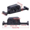 Rc Toys Repair Parts For LCG 1/10 Aluminum Transfer Case Gearbox With 5mm Shaft RC Crawler Chassis Build Upgrade Parts Modified Replacement Replace(Black) view 2