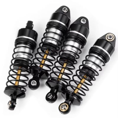 Rc Shock Absorber Models For GRANITE For GROM For Typhon For Grom For Mojave For Grom Mega 380 1/14 1/18 TRINOOD Remote Control Car Front And Rear Shock Absorbers(Black)