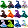 WEEJOYGAM 12 Pcs 3D Printed Snake Toy Set, 12 Inch 3D Printed Animals Figurines, 3-D Printer Cool Print Stuff Desk Pets Office Decor Party Favors, Autism Stress Relief Fidget Toys for Kids Adults Gift view 1