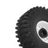 4 Pcs 1/10 RC Car Tire, RC Crawler Wheel Hub Tire, Wear Resistant Soft Rubber Tires with Deep Tread for AXIAL SCX10 90046, High Grip Off - Road Crawler Wheels (White) view 2