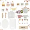 31PCS Tea Sets for Toddlers Girl and Boys Birthday Gift 3 Year Old Princess Party Wooden Play Food Toy Sets for Kids Kitchen Accessories Age 3 4 5 Wood Educational Toys view 3