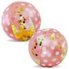 POZA Set of 2 Rose Gold Polka Inflatable Beach Balls Retro Design Beach Balls for Pool with Sparkly Gold Confetti, PVC Vinyl Inflatable Pool Toys for Fun Summer Party and Water Games - 16 Inches view 1