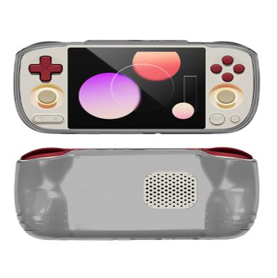 Compatible with AYANEO Pocket AIR Mini Handheld Game Console,UYRUREL Soft TPU Material, Shock-Absorbing and Anti Drop Protection Soft Shell,Clear Black