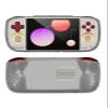 Compatible with AYANEO Pocket AIR Mini Handheld Game Console,UYRUREL Soft TPU Material, Shock-Absorbing and Anti Drop Protection Soft Shell,Clear Black view 1