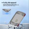 Compatible with AYANEO Pocket AIR Mini Handheld Game Console,UYRUREL Soft TPU Material, Shock-Absorbing and Anti Drop Protection Soft Shell,Clear Black view 2