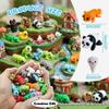 50Pcs 3D Printed Articulated Animal Figurines, Mini Mystery Box Fidget Toys Set, Flexible Surprise Creatures for Kids Adults, Party Favors, Classroom Rewards, Stocking Stuffers, Goodie Bag Filler view 2