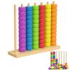 Cmylmar 2026 Trendy Color Stack Matching Game: Fast Pattern Challenge Stacking Puzzle for 2 Players - Competitive Board Game with Rings, Racks, and Cards - Fun Brain Teaser for Family Game Night (1) view 1