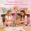 Cmylmar 2026 Trendy Color Stack Matching Game: Fast Pattern Challenge Stacking Puzzle for 2 Players - Competitive Board Game with Rings, Racks, and Cards - Fun Brain Teaser for Family Game Night (1) view 3
