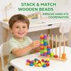 Cmylmar 2026 Trendy Color Stack Matching Game: Fast Pattern Challenge Stacking Puzzle for 2 Players - Competitive Board Game with Rings, Racks, and Cards - Fun Brain Teaser for Family Game Night (1) view 4