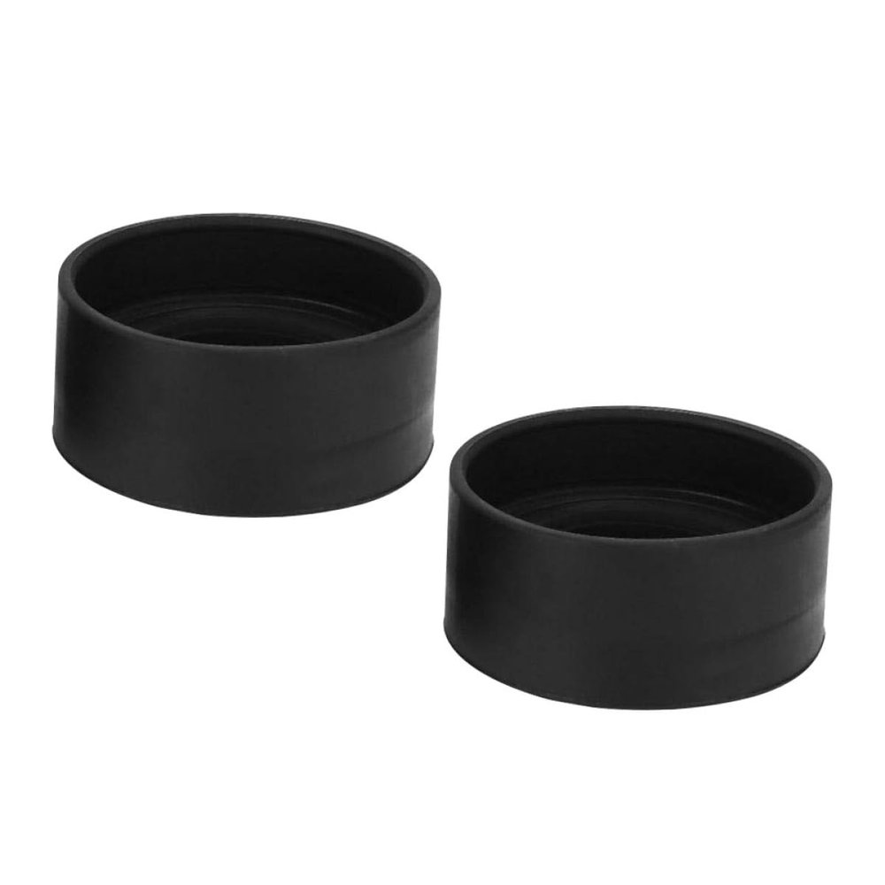 FUNOMOCYA 2 Pcs Microscope Eyecups Rubber Eye Protector Covers Foldable Flat-Angle Eyepieces for Stereo Microscopes Classroom Science Supplies