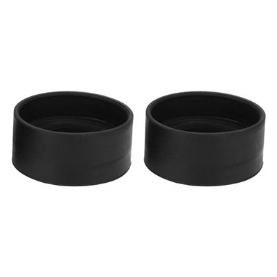 Gatuida 2 Pcs Rubber Microscope Eyecups Eye Guard Protective Covers for Stereo Microscopes Foldable Soft Eyepieces Suitable for Laboratory and Classroom Use