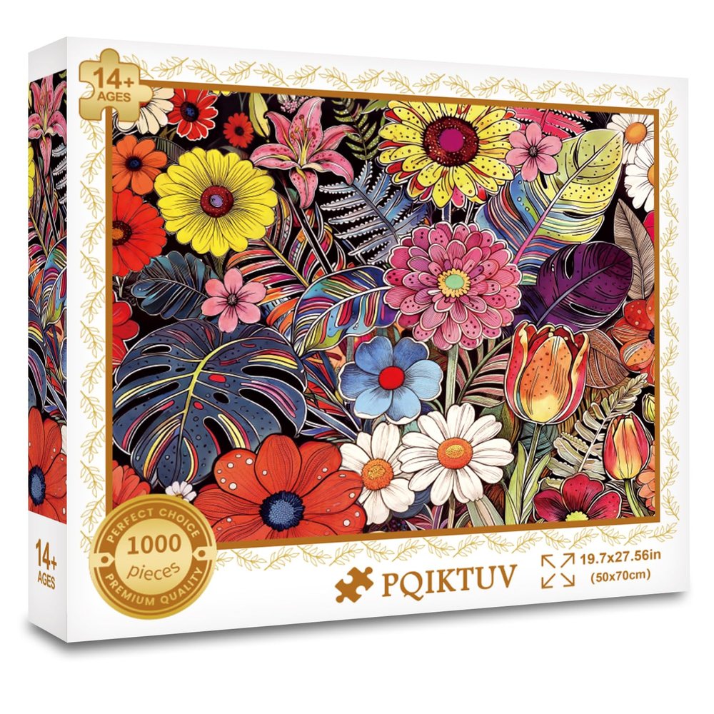 PQIKTUV 1000 Piece Puzzle for Adults,
