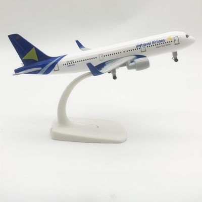 20cm Airbus A321 Vietravel Airlines Alloy Diecast Model Aircraft 1 300 Scale for Collection Display