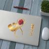 Custom Name Mother and Child Infinity Rose Sticker - Personalized Eternal Love Decal for Mom - Waterproof Gold Vinyl for Laptop, Car, Water Bottle - Meaningful Mother's Day Gift view 4