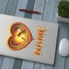 Custom Name Sticker Queen Bee Honeycomb Heart - Personalized 3D Waterproof Vinyl Decal for Laptop, Water Bottle, Luggage - Unique Gift for Bee Lovers view 4