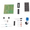 Adfaga Digital Clock Kits 4 Digit Electronic Soldering Project with Second Revision Alarm Memory Function DIY Electronics Learning Kit for Students Schools ABS Material 3 6V Power view 2