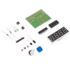 Adfaga Digital Clock Kits 4 Digit Electronic Soldering Project with Second Revision Alarm Memory Function DIY Electronics Learning Kit for Students Schools ABS Material 3 6V Power view 3