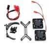 Motor Heat Sink with Dual Cooling Fans, Metal Heatsink for 5687 56113 56-58mm Motors Compatible with for 1/5 TRAXXAS X-MAXX XRT Arrma Kraton Upgrade Parts (Black) view 1