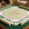 Personalized Palm Beach Chic Mahjong Mat, Custom Monogram Neoprene Game Surface, Portable Travel Playing Mat with Non-Slip Rubber Backing view 3