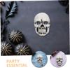 BESPORTBLE Skeleton Mask Ghost Skull Full Face Pu Horror Cosplay Mask for Halloween Party Escape Room Prank view 3