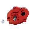 CNC Transmission Gearbox with 14T Pinion and 70T Spur Gear, Metal Upgrade Parts Compatible with for 1/12 MN128 MN86 MN86K MN86KS MN86S G500 RC Crawler Accessories (Red) view 1
