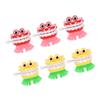 UPKOCH 6pcs Halloween Wind-up Cartoon Teeth Playthings for Party Favors Walking Clockwork Bulk Set for Halloween Christmas view 1