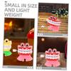 UPKOCH 6pcs Halloween Wind-up Cartoon Teeth Playthings for Party Favors Walking Clockwork Bulk Set for Halloween Christmas view 3