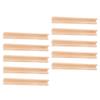 BESTonZON 10pcs 19cm Wooden Domino Racks DIY Wooden Displaying Stands Multi-Function Desktop Domino Bases for Tile Game Accessories view 1