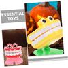 ERINGOGO 6pcs Halloween Wind-up Teeth with Eyes, Red and Yellow Clockwork Walking for Party Favors and Festival Playthings view 3