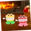 ERINGOGO 6pcs Halloween Wind-up Teeth with Eyes, Red and Yellow Clockwork Walking for Party Favors and Festival Playthings view 4