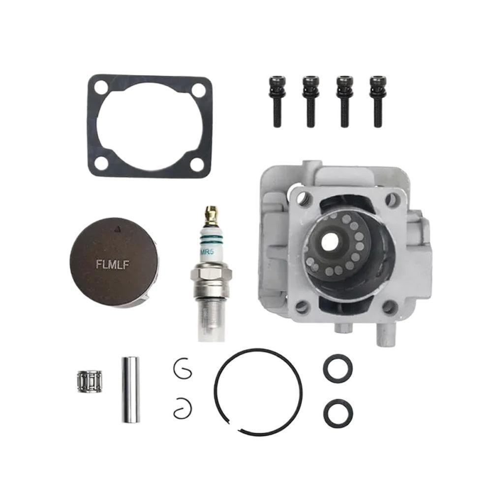 Cylinder and Piston Set 30.5CC Compatible with I ROFUN ROVAN 5ive T FG GoPed RCMK CEN DDT FID(w Competition Piston)