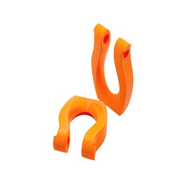 Slip Grip for String launchers (Set of 2) - Make it Easier to Launch Your beys on String and the rip Cord launchers with This Custom Grip (Orange)