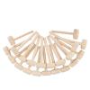 Phefop 100pcs Mini Wooden Hammers, Small Wooden Mallet for Kids with Glossy Surfaces, Strong and Durable, for Chocolate Breakable Heart and Party Games view 2