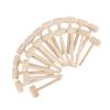 Phefop 100pcs Mini Wooden Hammers, Small Wooden Mallet for Kids with Glossy Surfaces, Strong and Durable, for Chocolate Breakable Heart and Party Games view 3