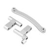 Aluminium Alloy Steering Servo Saver Complete Mount, RC Steering Servo Saver for FS 1/18 Scale RC Truck, CNC Machined with Anodized Finish and Included Screws (736010S Silver) view 3